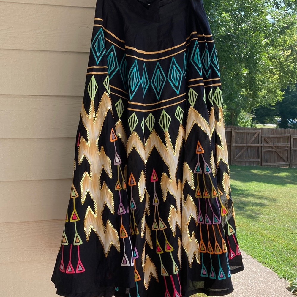 Bali Indonesia Print Wrap Skirt One Size